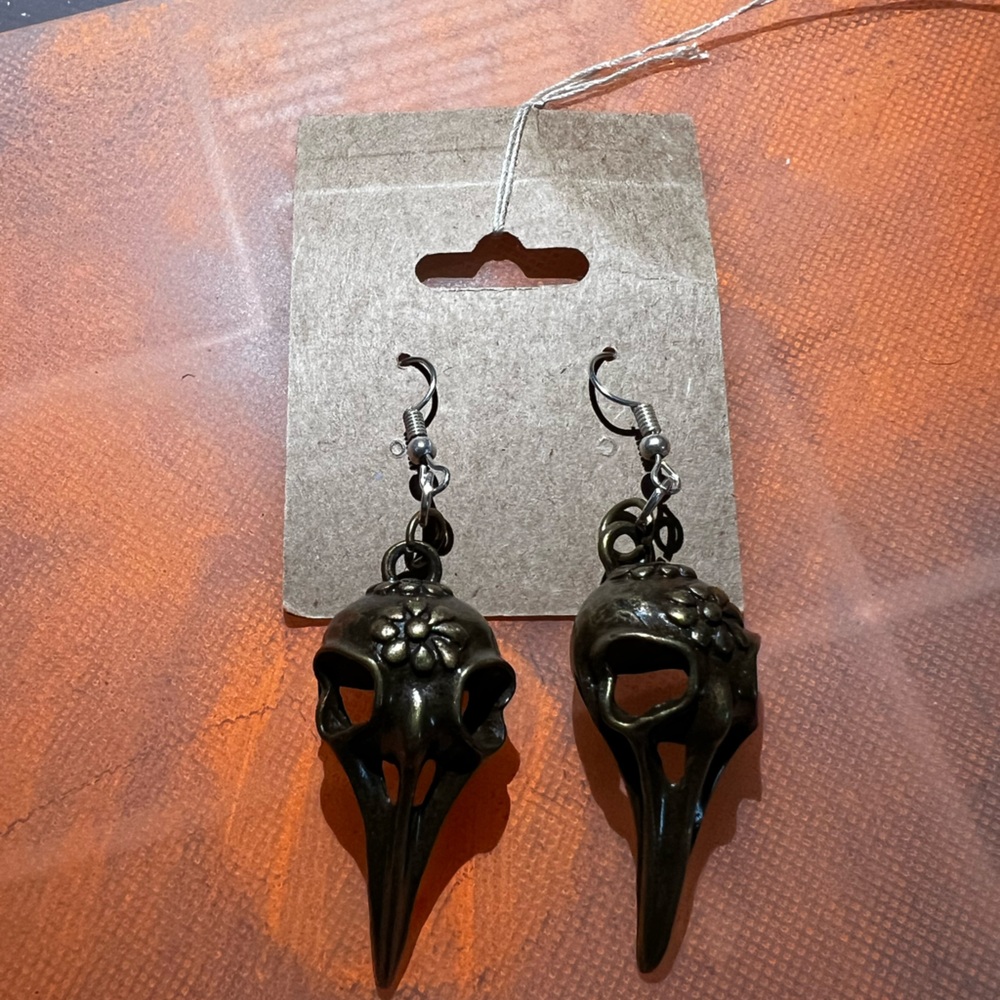 Plague doctor earrings